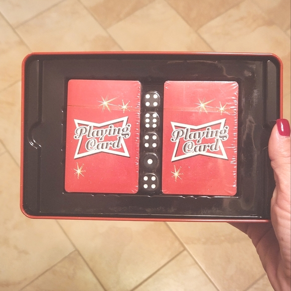 Poker Learn To Play Set In Metal Tin By Thunder Bay Press - Picture 6 of 8